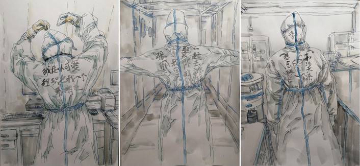  《最可爱的人》 刘结锋 水彩